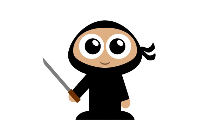 如何画卡通忍者