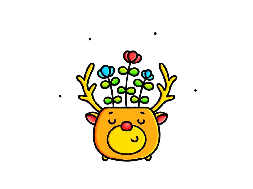 一组简单可爱的简笔画-图4