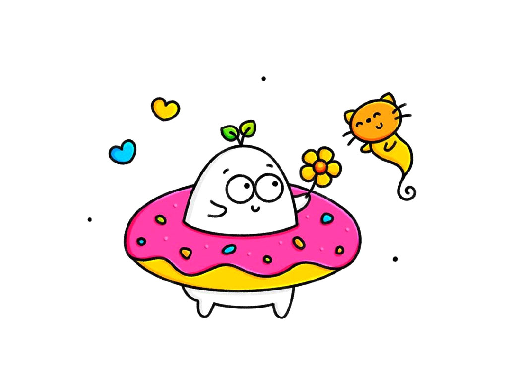 一组简单可爱的简笔画-图8