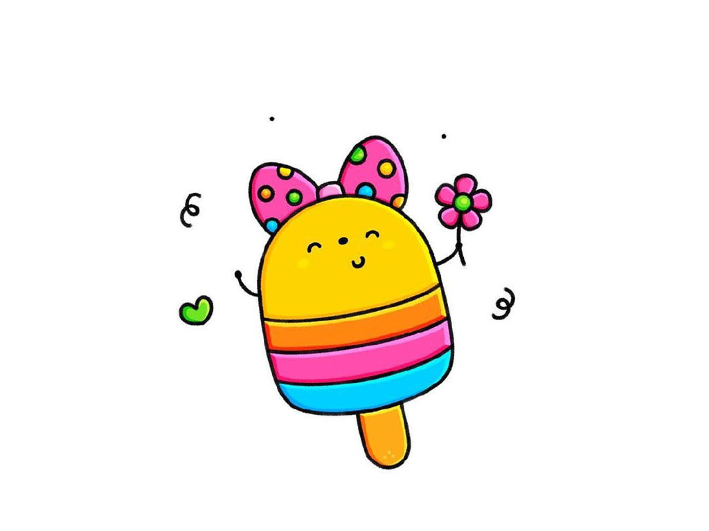 一组简单可爱的简笔画-图9