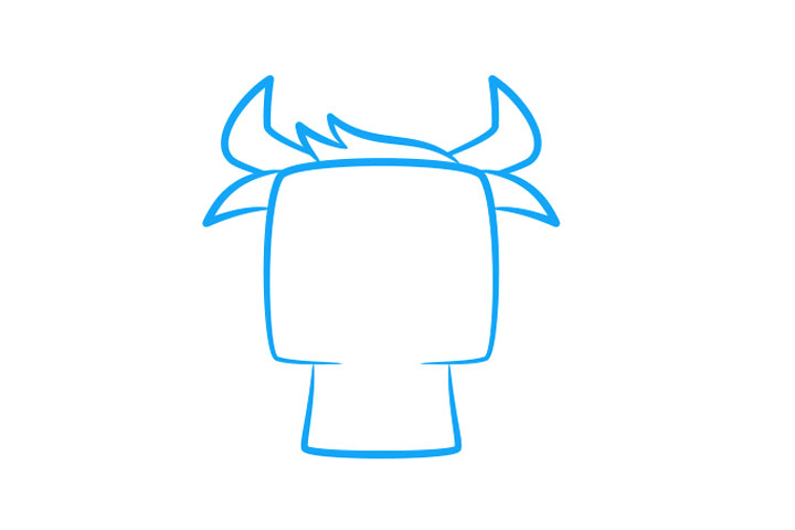 如何画帅气的公牛-图1