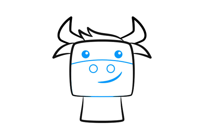 如何画帅气的公牛-图2