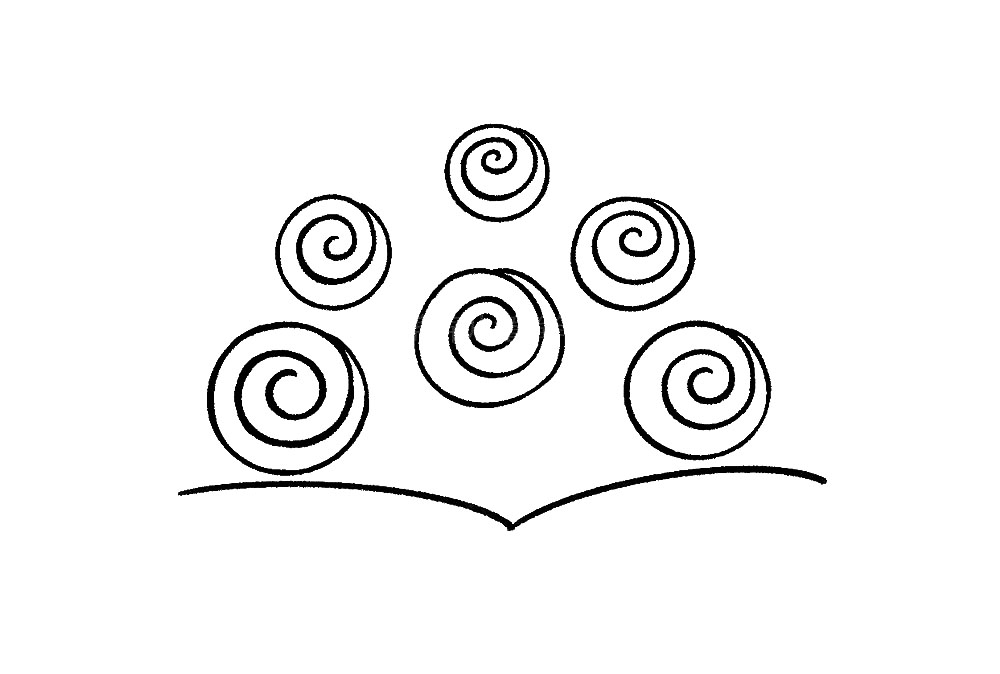 步骤3：然后，在圆形的下方画大大的字母V