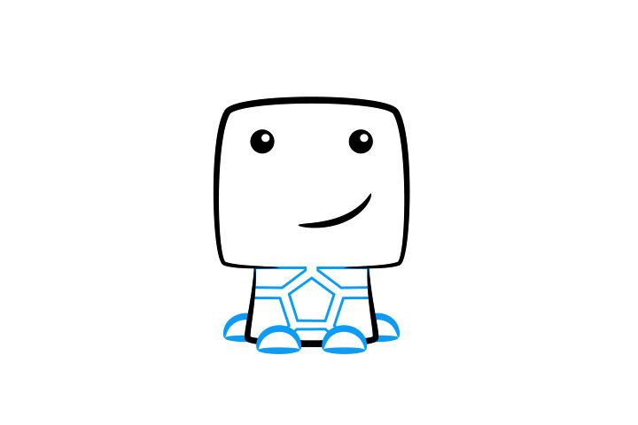 如何画简单可爱的小乌龟-图3