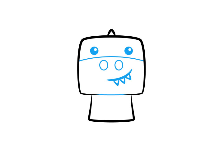 如何画卡通短吻鳄-图2