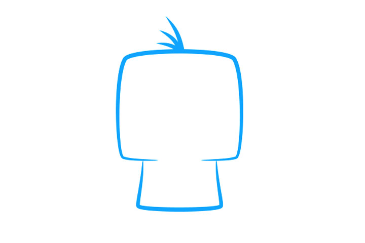 如何画可爱的小鹰-图1