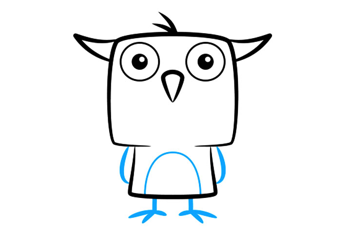 如何画猫头鹰-图3