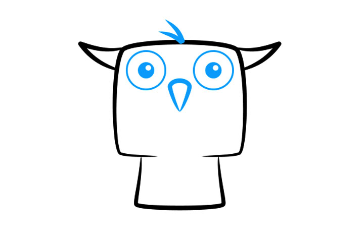 如何画猫头鹰-图2