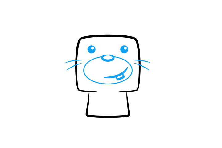 如何画可爱鼹鼠-图2