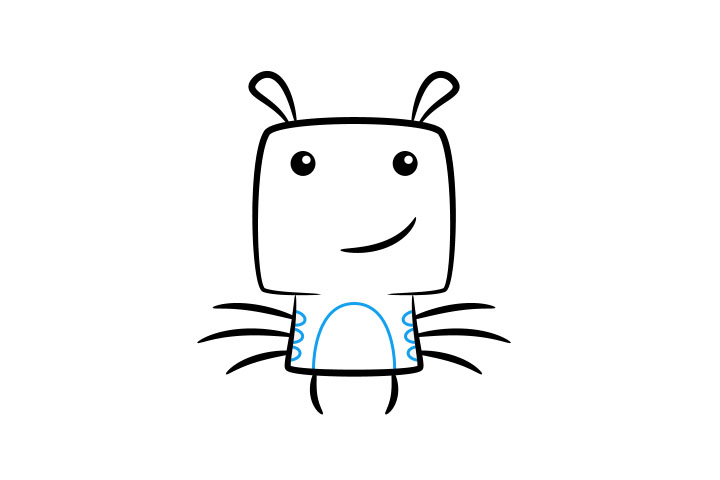 如何画简单漂亮的毛毛虫-图3