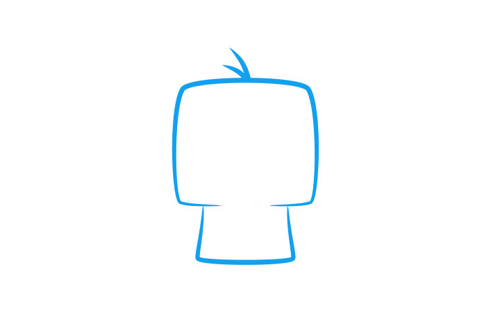 如何画漂亮的卡通鹦鹉-图1