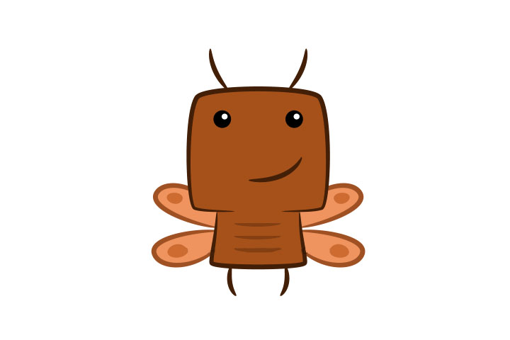 如何画简单的蝴蝶