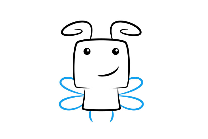 如何画可爱的蜻蜓-图3