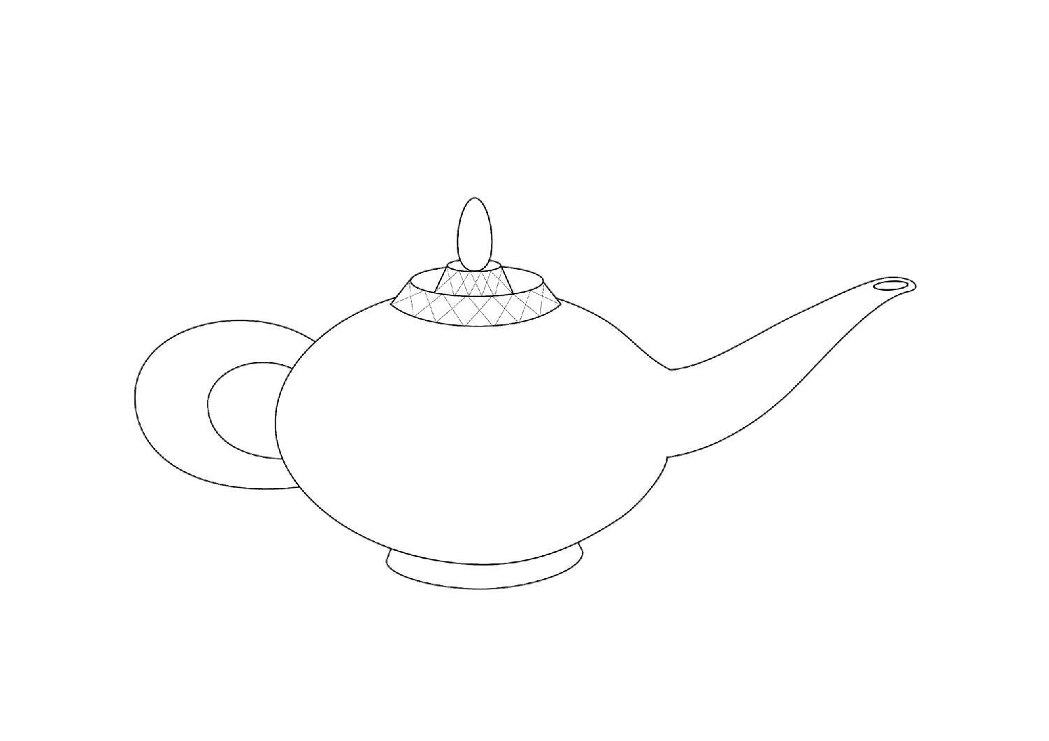 阿拉丁神灯简笔画图片-图2