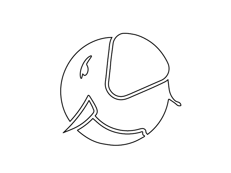 北京象王建管公司LOGO线稿图片-图2