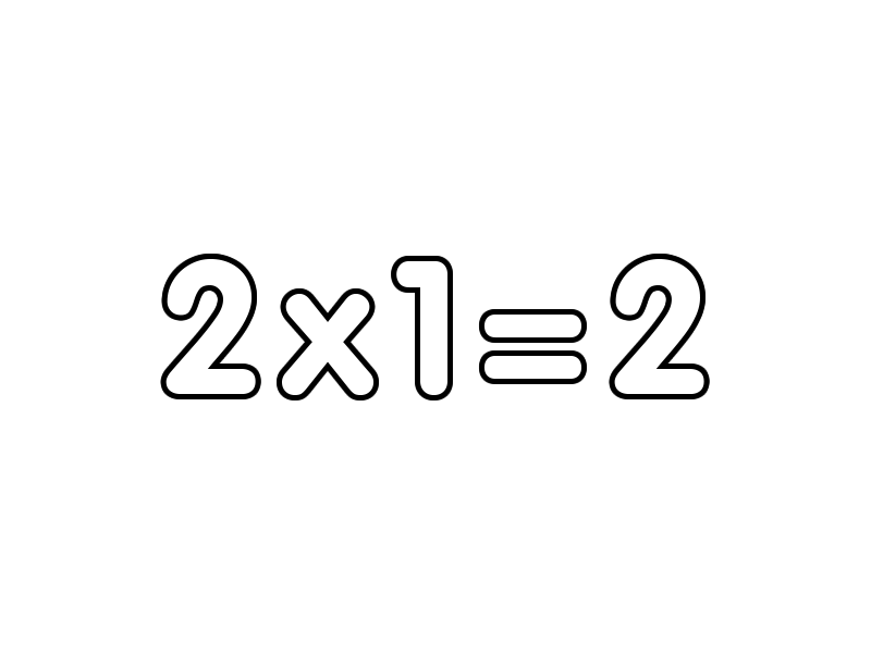 2的倍数填色图片-图1