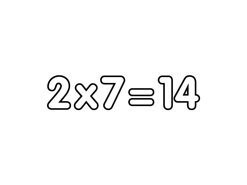 2的倍数填色图片-图7