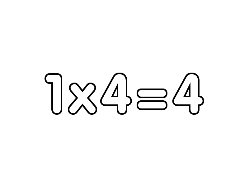 1的倍数填色图片-图4