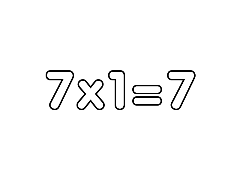 7的倍数填色图片-图1