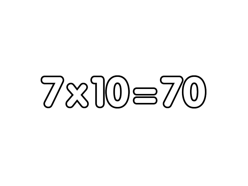 7的倍数填色图片-图10