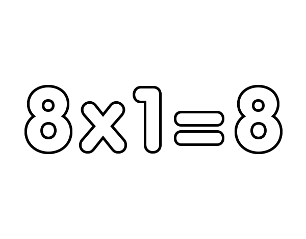 8的倍数填色图片-图1