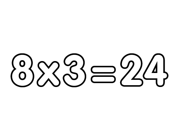 8的倍数填色图片-图3