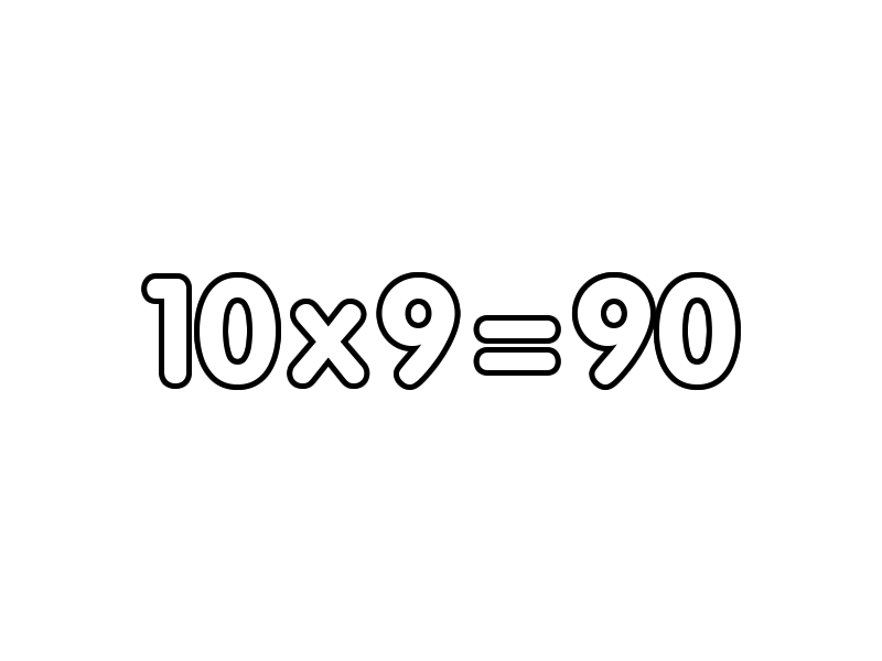 10的倍数填色图片-图9