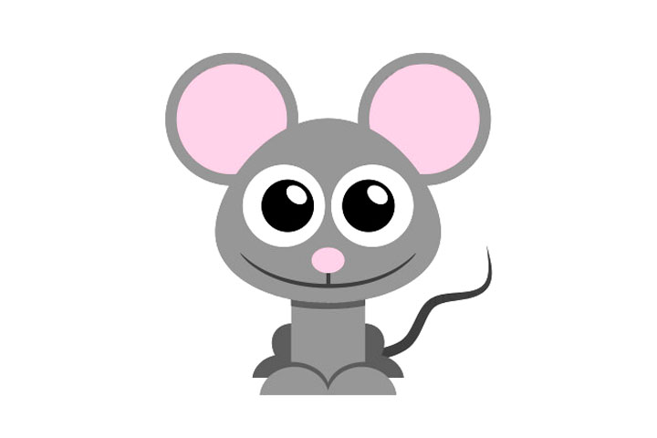 如何画可爱小老鼠