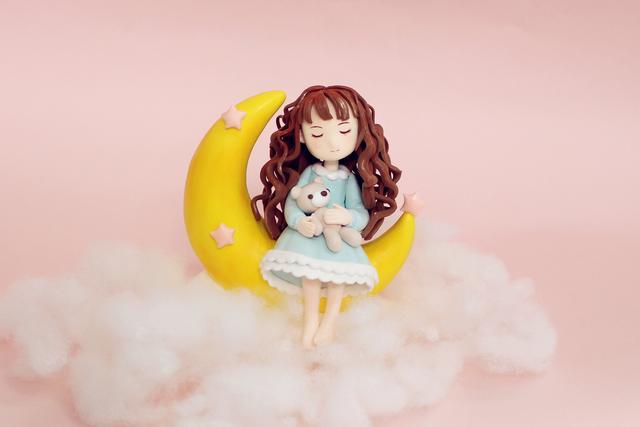 创意粘土教程 晚安女孩