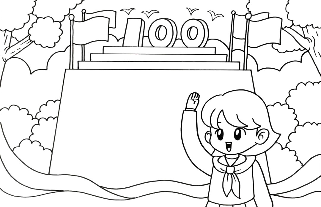 庆祝建党100周年手抄报-图5