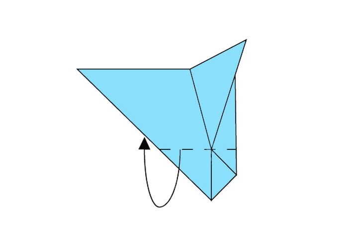 简单老鼠头部折纸教程-图5
