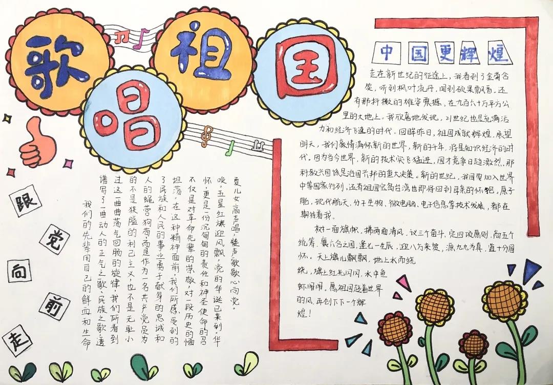 建党100周年主题手抄报-图4