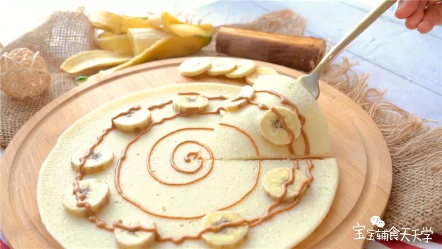 芝麻酱香蕉薄饼