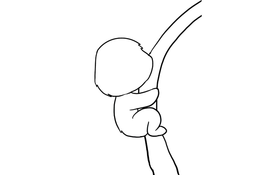 步骤7：清除所有剩余的指导线。