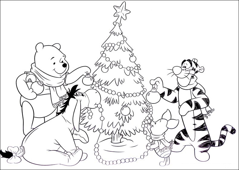 过圣诞节的小动物简笔画-图2