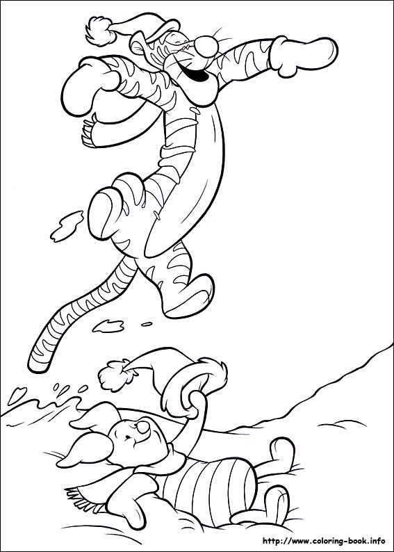 过圣诞节的跳跳虎漫画图片-图2