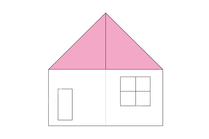 怎样用纸折纸屋