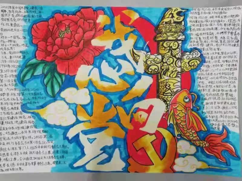 建党一百周年手抄报优秀作品-图2