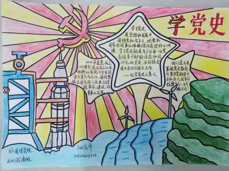 建党一百周年手抄报优秀作品-图6