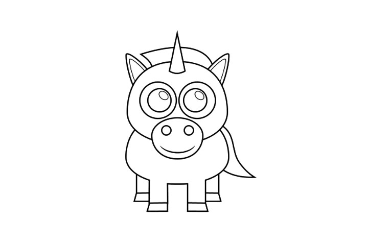 步骤6：线稿完成