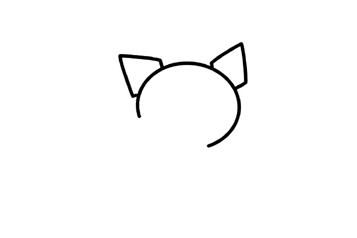 库洛米简笔画画法-图1