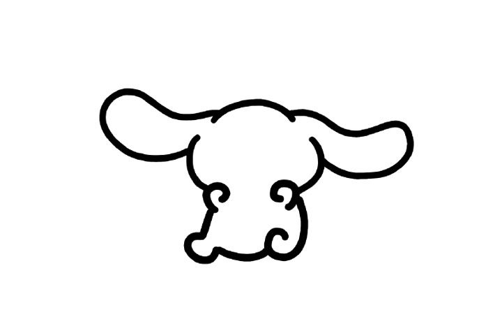 玉桂狗简笔画画法-图3