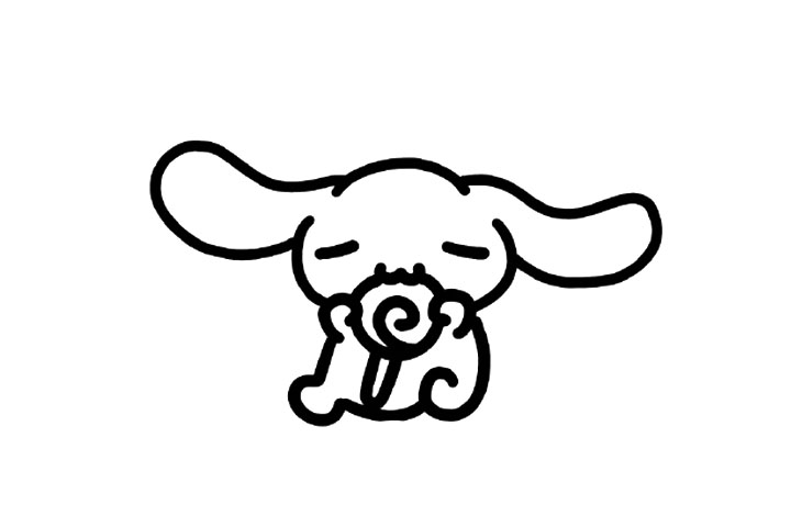 玉桂狗简笔画画法-图4