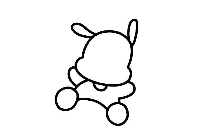 帕恰狗简笔画画法-图3