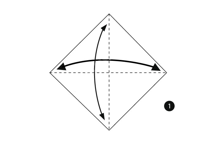 怎样用折纸折出心脏-图1