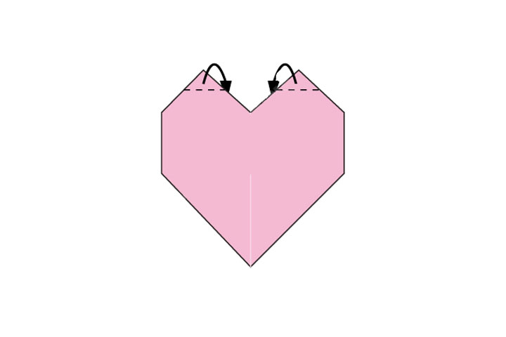 怎样用折纸折出心脏-图6