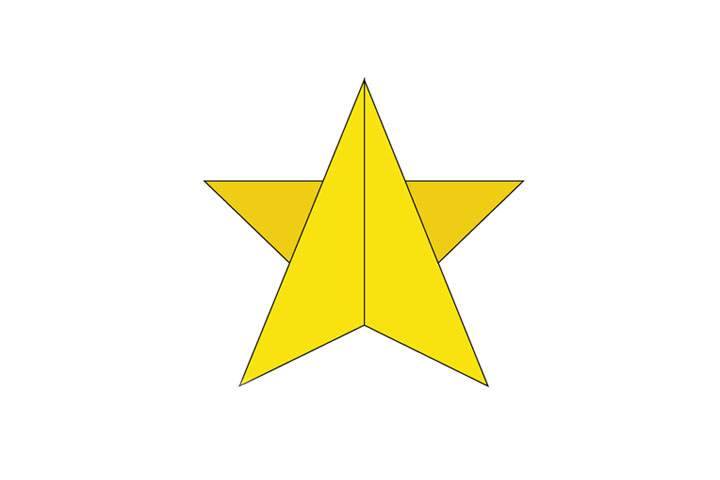 用纸折漂亮的星星