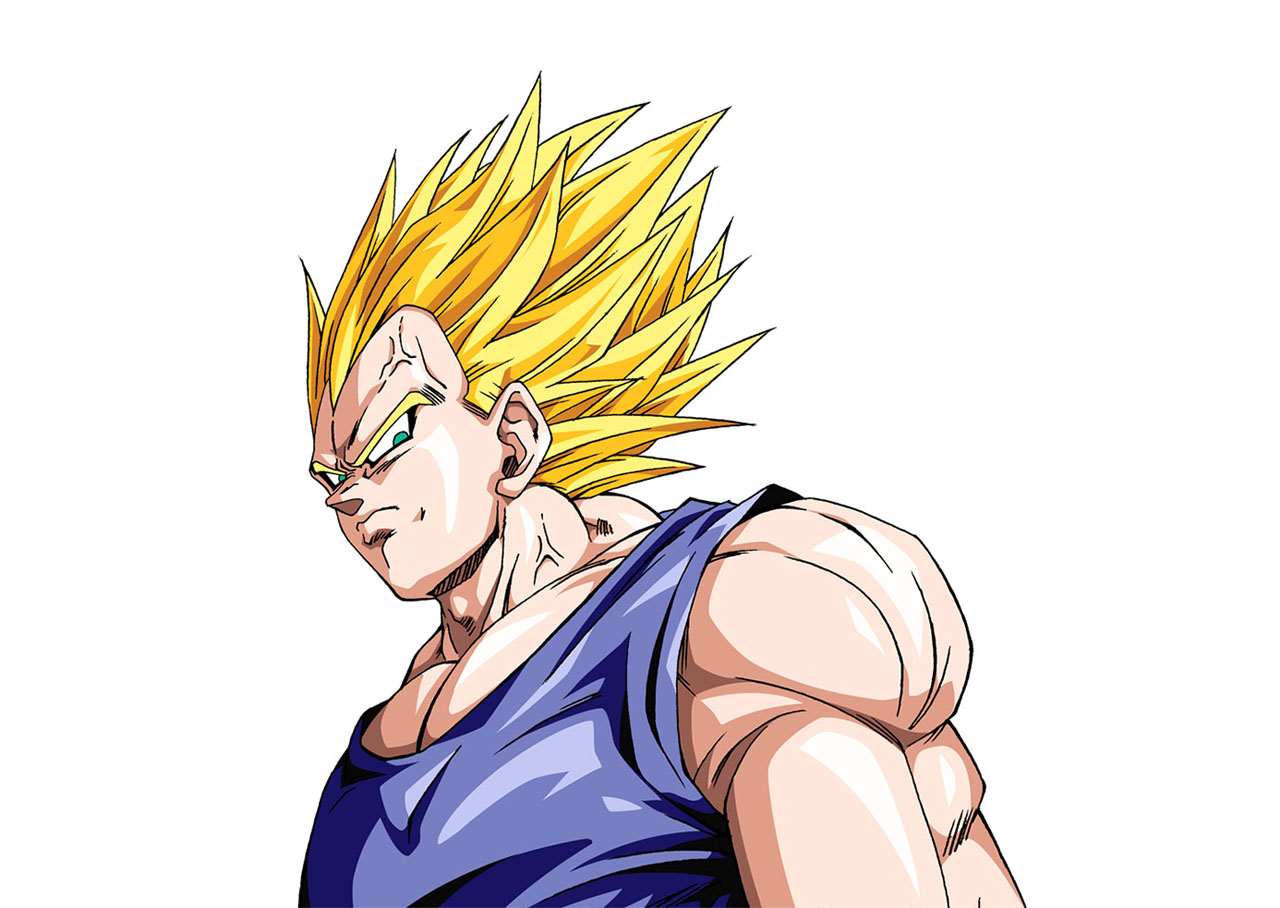 七龙珠Z中的贝吉塔动漫图片