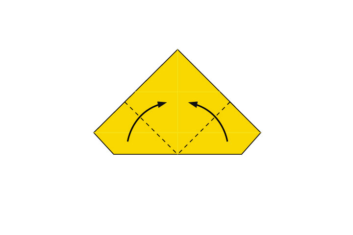 用纸折鸭脸的方法-图5