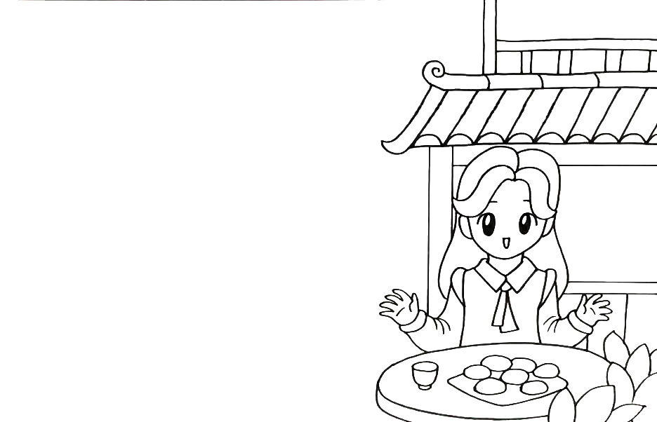 和“吃”有关的清明手抄报-图3